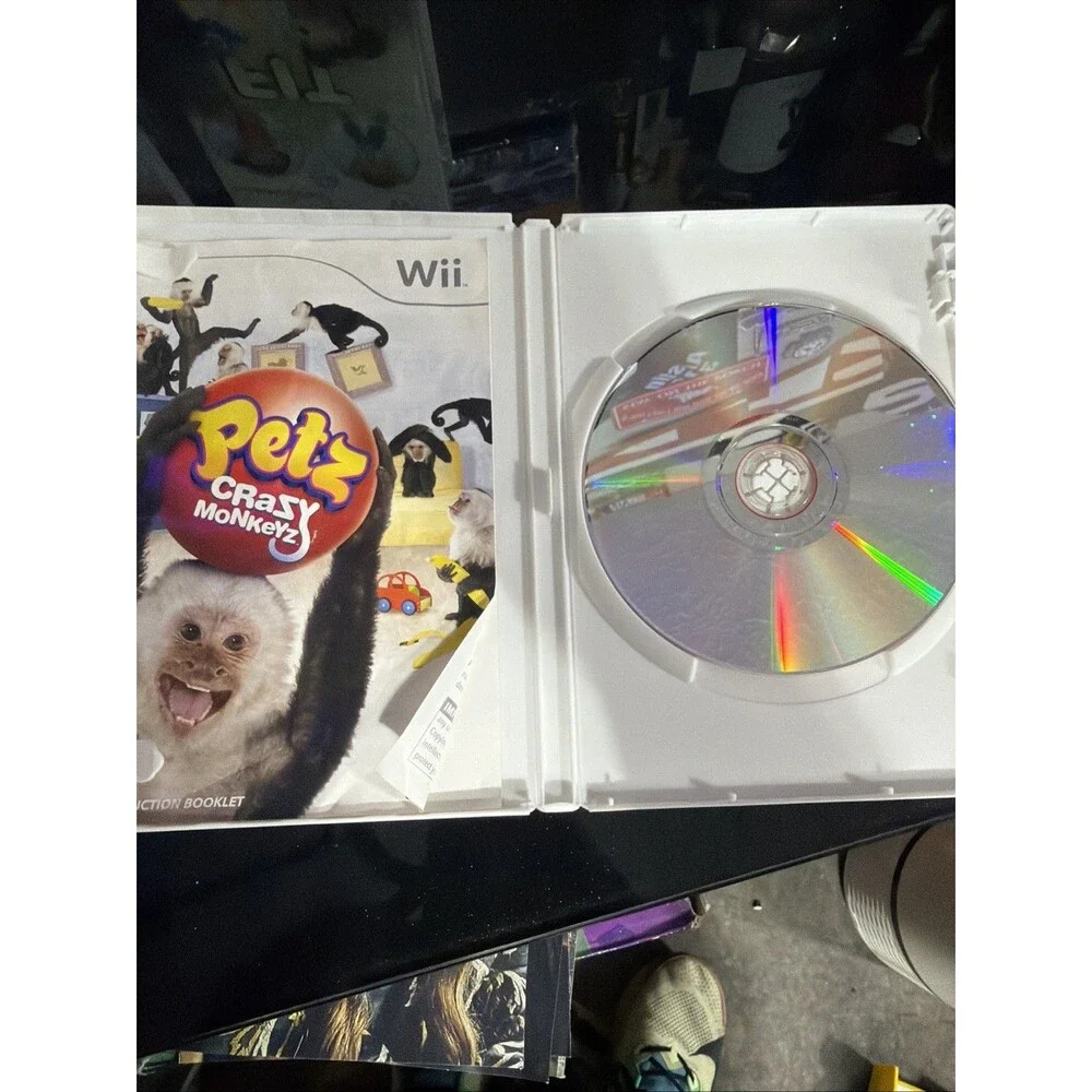 Nintendo Wii Kids Game Lot 3 Science Papa Nickelodeon Fit Petz Crazy Monkeyz